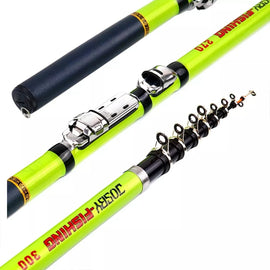 Ultralight Portable Telescopic Feeder Carbon Fiber Fishing Rod