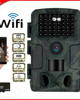 WiFi Hunting Camera Night Vision IP66 Waterproof