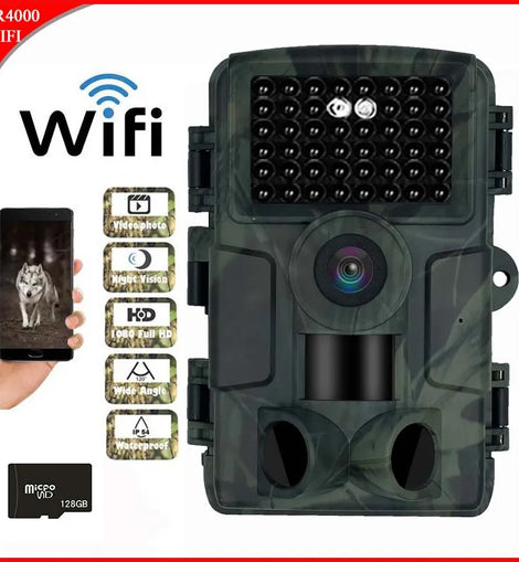 WiFi Hunting Camera Night Vision IP66 Waterproof